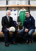 1 December 2016; In attendance at the launch of the GAA Interprovincial Championships at Croke Park in Dublin are John Tobin, Connacht Football Manager, left and John Doyle, Leinster Football Assistant Manager. The 2016 GAA Inter-Provincial series will take place in Parnell Park, football, and Nenagh, hurling, on Saturday 10th of December. Photo by Sam Barnes/Sportsfile