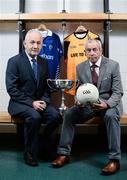 1 December 2016; In attendance at the launch of the GAA Interprovincial Championships at Croke Park in Dublin are  Ger O'Sullivan, Munster Football Manager, left, and Pete McGrath, Ulster Football Manager. The 2016 GAA Inter-Provincial series will take place in Parnell Park (football) and Nenagh (hurling)  on Saturday 10th of Decemeber. Photo by Sam Barnes/Sportsfile