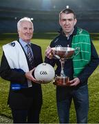 1 December 2016; In attendance at the launch of the GAA Interprovincial Championships at Croke Park in Dublin are John Tobin, Connacht Football Manager, left and John Doyle, Leinster Football Assistant Manager. The 2016 GAA Inter-Provincial series will take place in Parnell Park, football, and Nenagh, hurling, on Saturday 10th of December. Photo by Sam Barnes/Sportsfile