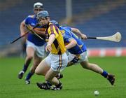 17 April 2011; Rory Jacob, Wexford, in action against Paddy Stapleton, Tipperary. Allianz Hurling League, Division 1, Round 7, Tipperary v Wexford, Semple Stadium, Thurles, Co. Tipperary. Picture credit: Brian Lawless / SPORTSFILE