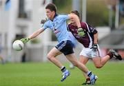 16 April 2011; Eric Lowndes, Dublin, in action against Robbie Greville, Westmeath. Leinster GAA Football Minor Championship, First Round, Dublin v Westmeath, Parnell Park, Dublin. Picture credit: Barry Cregg / SPORTSFILE