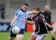 16 April 2011; Kevin Kindlon, Dublin, in action against Gary Greville, Westmeath. Leinster GAA Football Minor Championship, First Round, Dublin v Westmeath, Parnell Park, Dublin. Picture credit: Barry Cregg / SPORTSFILE