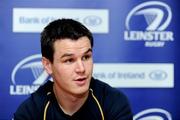 21 April 2011; Leinster's Jonathan Sexton at a Heineken Cup preview briefing, David Lloyd Riverview, Clonskeagh, Co. Dublin. Picture credit: Brian Lawless / SPORTSFILE