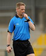 17 April 2011; Referee Owen Elliott. Allianz GAA Hurling Division 4 Final, South Down v Tyrone, Athletic Grounds, Armagh. Picture credit: Oliver McVeigh / SPORTSFILE