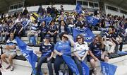 23 April 2011; Leinster supporters at the game. Celtic League, Aironi v Leinster, Stadio Luigi Zaffanella, Viadana, Italy. Picture credit: Roberto Bregani / SPORTSFILE