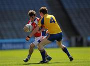 23 April 2011; Rory Redican, New York, in action against David O'Dowd, Roscommon. Connacht GAA Football Minor Championship, Preliminary Round, New York v Roscommon, Croke Park, Dublin. Picture credit: Ray McManus / SPORTSFILE