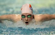 2 December 2016; Ellen Walshe of Templeogue SC on her way to winning the womens 200 butterfly race at the Irish Short Course Swimming Championships at Lagan Valley Leisureplex in Lisburn, Co Antrim. Photo by Oliver McVeigh/Sportsfile