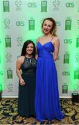 2 December 2016; Nicole Turner, from Portlaoise, and Ellen Keane from Clontarf, Co Dublin, in attendance at the OCS Irish Paralympic Awards at the Ballsbridge Hotel in Dublin. Photo by Sam Barnes/Sportsfile