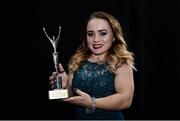 2 December 2016; Niamh McCarthy from Carrigaline, Co Cork, winner of Outstanding Games Debut Performance, at the OCS Irish Paralympic Awards at the Ballsbridge Hotel in Dublin. Photo by Sam Barnes/Sportsfile