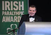 2 December 2016; Liam Harbison, CEO Paralympics Ireland, speaks at the OCS Irish Paralympic Awards at the Ballsbridge Hotel in Dublin. Photo by Cody Glenn/Sportsfile
