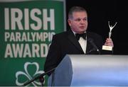 2 December 2016; Gary MacManus was honoured with the President's Award at the OCS Irish Paralympic Awards at the Ballsbridge Hotel in Dublin. Photo by Cody Glenn/Sportsfile