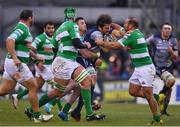 3 December 2016; Jake Heenan of Connacht is tackled by Davide Giazzon of Treviso during the Guinness PRO12 Round 10 match between Connacht and Benetton Treviso at The Sportsground in Galway. Photo by Ramsey Cardy/Sportsfile