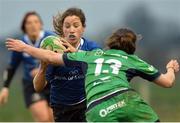 3 December 2016; Niamh Griffin of Leinster is tackled by Shannon Tuohey of Connacht during the Women's Interprovincial Rugby Championship Round 1 game between Connacht and Leinster at Tuam RFC in Tuam, Co. Galway. Photo by Ray Ryan/Sportsfile