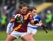 3 December 2016; Niamh Carthy of St. Maurs in action against Tracy McCarthy of Kinsale during the All Ireland Junior Club Championship Final 2016 match between Kinsale and St. Maurs at Dr Cullen Park in Carlow. Photo by Matt Browne/Sportsfile