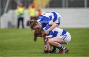 3 December 2016; Tracy McCarthy and Lorraine Copithorne of Kinsale after the final whistle at the All Ireland Junior Club Championship Final 2016 match between Kinsale and St. Maurs at Dr Cullen Park in Carlow. Photo by Matt Browne/Sportsfile