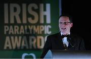 2 December 2016; Minister of State for Tourism and Sport Patrick O'Donovan T.D. in attendance at the OCS Irish Paralympic Awards at the Ballsbridge Hotel in Dublin. Photo by Sam Barnes/Sportsfile