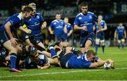 3 December 2016; Ross Molony of Leinster scores his side's second try during the Guinness PRO12 Round 10 match between Leinster and Newport Gwent Dragons at the RDS Arena in Ballsbridge, Dublin. Photo by Seb Daly/Sportsfile
