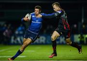 3 December 2016; Adam Byrne of Leinster is tackled by Tom Prydie of Dragons during the Guinness PRO12 Round 10 match between Leinster and Newport Gwent Dragons at the RDS Arena in Ballsbridge, Dublin. Photo by Seb Daly/Sportsfile