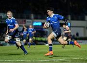 3 December 2016; Joey Carbery of Leinster on his way to scoring his side's fourth try during the Guinness PRO12 Round 10 match between Leinster and Newport Gwent Dragons at the RDS Arena in Ballsbridge, Dublin. Photo by Seb Daly/Sportsfile