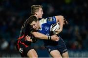 3 December 2016; Rory O'Loughlin of Leinster is tackled by Tyler Morgan of Dragons during the Guinness PRO12 Round 10 match between Leinster and Newport Gwent Dragons at the RDS Arena in Ballsbridge, Dublin. Photo by Seb Daly/Sportsfile