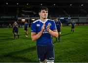3 December 2016; Max Deegan of Leinster following the Guinness PRO12 Round 10 match between Leinster and Newport Gwent Dragons at the RDS Arena in Ballsbridge, Dublin. Photo by Stephen McCarthy/Sportsfile