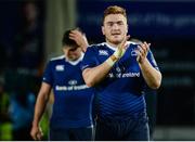 3 December 2016; Oisin Heffernan of Leinster claps the supporters following his side's victory during the Guinness PRO12 Round 10 match between Leinster and Newport Gwent Dragons at the RDS Arena in Ballsbridge, Dublin. Photo by Seb Daly/Sportsfile