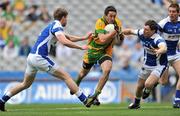24 April 2011; Rory Kavanagh, Donegal, in action against Shane Julian, right, and Denis Booth, Laois. Allianz Football League Division 2 Final, Donegal v Laois, Croke Park, Dublin. Picture credit: David Maher / SPORTSFILE