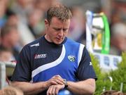 24 April 2011; Laois manager Justin McNulty before the start of the game. Allianz Football League Division 2 Final, Donegal v Laois, Croke Park, Dublin. Picture credit: David Maher / SPORTSFILE