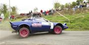 24 April 2011; Steve Perez and Paul Spooner in their Lancia Stratos, in action during SS13 Brantry in the Circuit Of Ireland Rally. Picture credit: Philip Fitzpatrick / SPORTSFILE