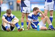 24 April 2011; Dejected Laois players Shane Julian, right, and Mark Timmons at the end of the game. Allianz Football League Division 2 Final, Donegal v Laois, Croke Park, Dublin. Picture credit: David Maher / SPORTSFILE