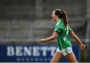 4 December 2016; Aimee Mackin of Shane O'Neills celebrates after scoring her side's first goal during the All Ireland Ladies Football Intermediate Club Championship Final 2016 match between Annaghdown and Shane O’Neills at Parnell Park in Dublin. Photo by Sam Barnes/Sportsfile