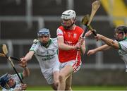 4 December 2016; Colm Cronin of Cuala in action against Anthony Forristal, left, and Eddie Kearns of O'Loughlin Gaels during the AIB Leinster GAA Hurling Senior Club Championship Final match between O'Loughlin Gaels and Cuala at O'Moore Park in Portlaoise, Co Laois. Photo by David Maher/Sportsfile