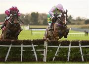 4 December 2016; Eventual winner Apple's Jade, left, with Bryan Cooper up, jumps the last alongside Vroum Vroum Mag, with Ruby Walsh up, on their way to winning the Bar One Racing Hatton's Grace Hurdle at Fairyhouse Racecourse in Ratoath Co Meath. Photo by Cody Glenn/Sportsfile
