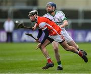 4 December 2016; Jake Malone of Cuala in action against Anthony Forristal of O'Loughlin Gaels during the AIB Leinster GAA Hurling Senior Club Championship Final match between O'Loughlin Gaels and Cuala at O'Moore Park in Portlaoise, Co Laois. Photo by David Maher/Sportsfile