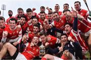 4 December 2016; Cuala players celebrate at the end of the game AIB Leinster GAA Hurling Senior Club Championship Final match between O'Loughlin Gaels and Cuala at O'Moore Park in Portlaoise, Co Laois. Photo by David Maher/Sportsfile