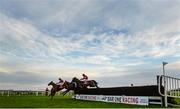 4 December 2016; A general view of runners and riders on their first time round during the Bar One Porterstown Handicap Steeplechase at Fairyhouse Racecourse in Ratoath Co Meath. Photo by Cody Glenn/Sportsfile