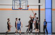 4 December 2016; Tomasz Swiatowy of Dublin Lions shoots a basket during the Hula Hoops Presidents Cup matcch bewteen Dublin Lions and EJ Sligo All Stars at Coláiste Bríde in Clondalkin, Dublin. Photo by Brendan Moran/Sportsfile