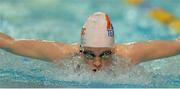 4 December 2016; Ellen Walshe of Templeogue SC competing in Womens 400M individual medley final at the Irish Short Course swimming Championships at Lagan Valley Leisureplex, Lisburn, Co Antrim. Photo by Oliver McVeigh/Sportsfile