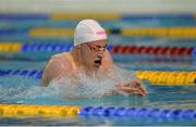 4 December 2016; Ben Griffin of Trojan SC competeing in the Mens 400M individual medley at the Irish Short Course swimming Championships at Lagan Valley Leisureplex, Lisburn, Co Antrim. Photo by Oliver McVeigh/Sportsfile