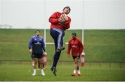 5 December 2016; Ian Keatley of Munster in action during squad training at the University of Limerick in Limerick. Photo by Diarmuid Greene/Sportsfile
