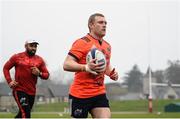 5 December 2016; Munster's Keith Earls and Francis Saili in action during squad training at the University of Limerick in Limerick. Photo by Diarmuid Greene/Sportsfile