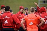 5 December 2016; Munster players including Billy Holland and Tyler Bleyendaal during squad training at the University of Limerick in Limerick. Photo by Diarmuid Greene/Sportsfile