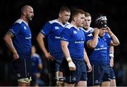 3 December 2016; Oisin Heffernan and his Leinster team-mates prepare for a scrum during the Guinness PRO12 Round 10 match between Leinster and Newport Gwent Dragons at the RDS Arena in Ballsbridge, Dublin. Photo by Stephen McCarthy/Sportsfile