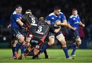 3 December 2016; Jack Conan of Leinster is tackled by Brok Harris of Dragons during the Guinness PRO12 Round 10 match between Leinster and Newport Gwent Dragons at the RDS Arena in Ballsbridge, Dublin. Photo by Stephen McCarthy/Sportsfile