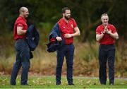 7 December 2016; British & Irish Lions assistant coaches, from left, Steve Borthwick, Andy Farrell, and Rob Howley during the announcement of the British & Irish Lions management team at Carton House in Maynooth, Co Kildare. Photo by Brendan Moran/Sportsfile