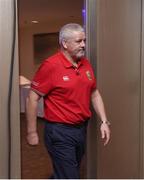 7 December 2016; British & Irish Lions head coach Warren Gatland arrives for the announcement of the British & Irish Lions management team at Carton House in Maynooth, Co Kildare. Photo by Brendan Moran/Sportsfile