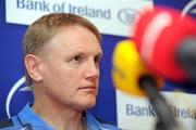28 April 2011; Leinster head coach Joe Schmidt during a press conference ahead of their Heineken Cup Semi-Final against Toulouse on Saturday. Leinster Rugby Press Conference, David Lloyd Riverview, Clonskeagh, Dublin. Picture credit: Matt Browne / SPORTSFILE