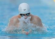 28 April 2011; Michael Dawson, ARDS Swimming Club, Belfast, on his way to winning the 50m Breaststroke at the Irish National Long Course Swimming Championships 2011. National Aquatic Centre, Abbotstown, Co. Dublin. Picture credit: Matt Browne / SPORTSFILE