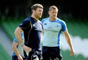 29 April 2011; Leinster's Gordon D'Arcy during the Captain's Run ahead of their Heineken Cup Semi-Final match against Toulouse on Saturday. Leinster Rugby Squad Captain's Run, Aviva Stadium, Lansdowne Road, Dublin. Picture credit: Brian Lawless / SPORTSFILE