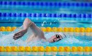 29 April 2011; Conor Donnelly, Leander Swimming Club, on his way to winning the Men's 800m Freestyle Final in a time of 8:26.54 during the Irish National Long Course Swimming Championships 2011. National Aquatic Centre, Abbotstown, Co. Dublin. Picture credit: Brian Lawless / SPORTSFILE